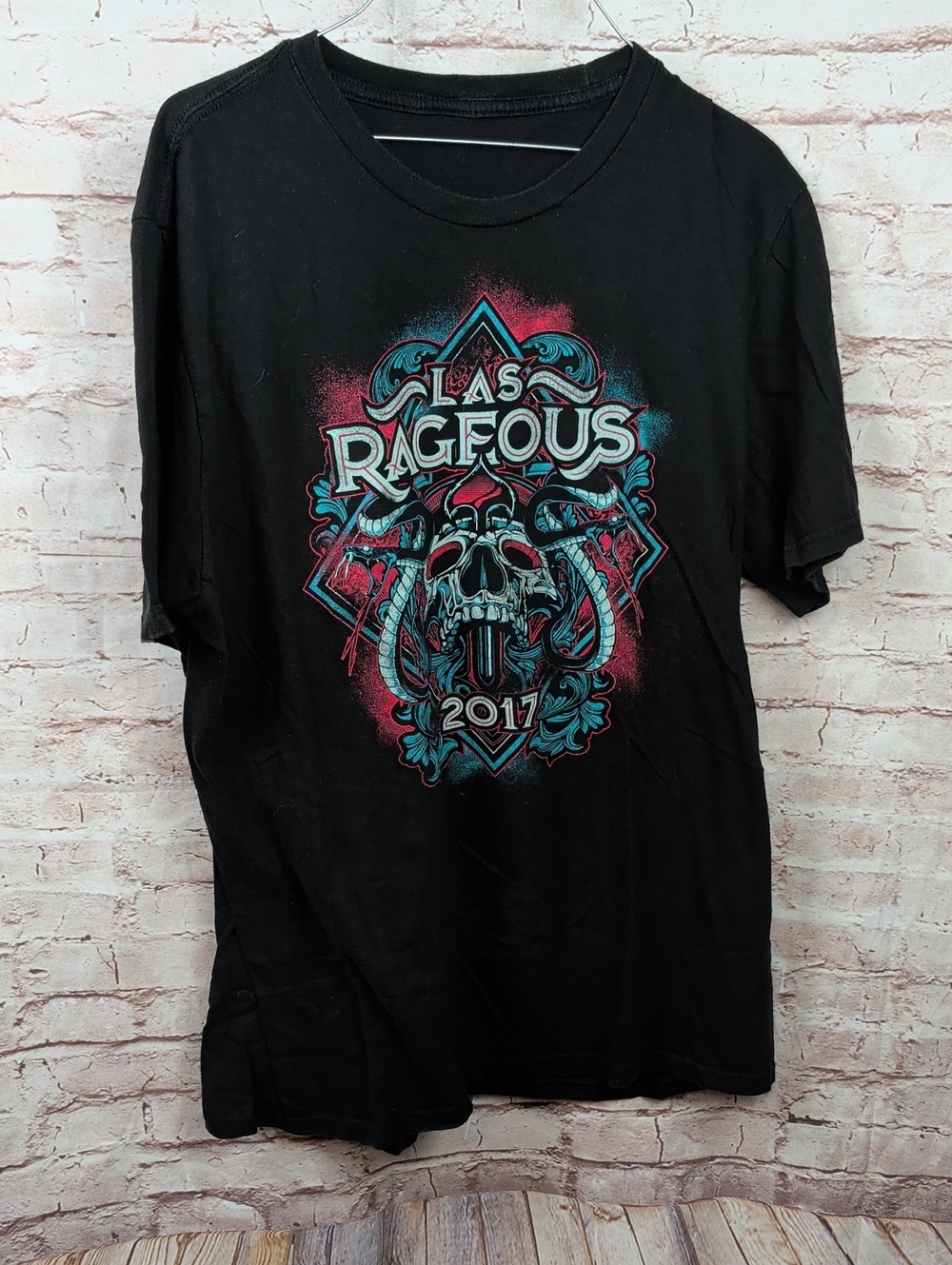 Las Rageous Vegas Tour 2017 Metal Concert T-shirt Godsmack Medium